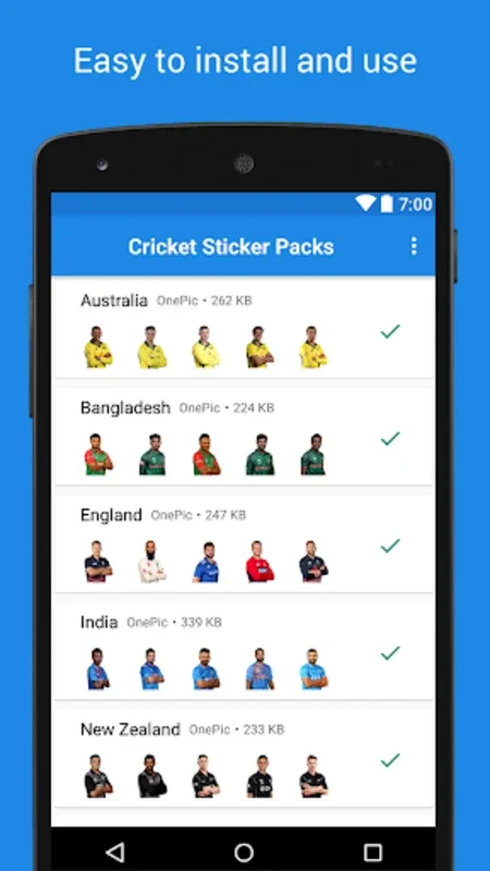 Cricket Sticker Packs for Android: Enliven Your Chats