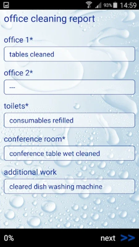 Office Cleaning Report for Android - Manage Cleaning Jobs Easily