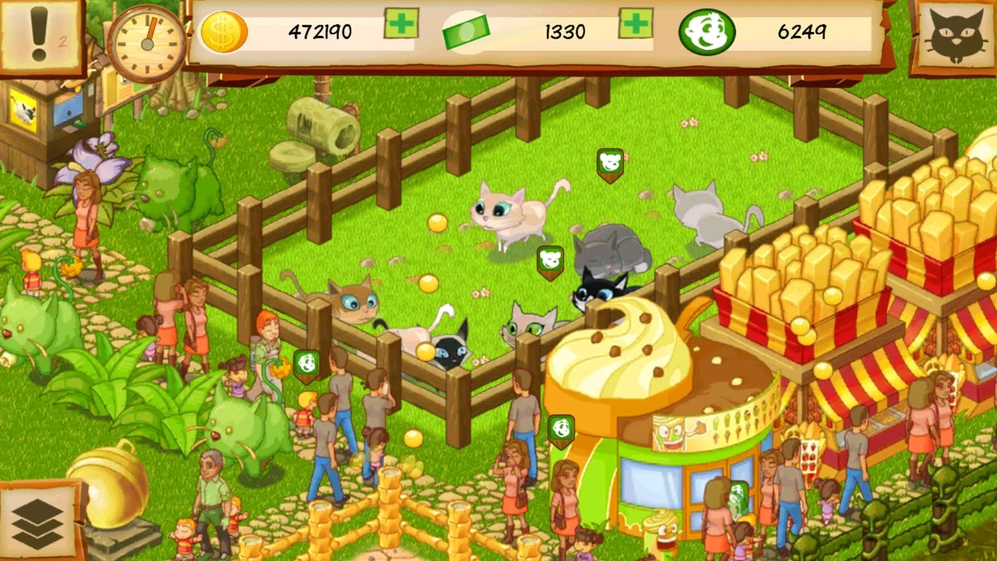 Cat Park Tycoon for Android - Manage a Feline-Filled Park