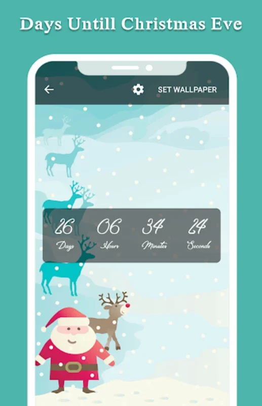 Christmas Countdown Live Wallp for Android - Enhance Your Festive Spirit