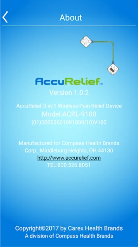 AccuRelief Wireless 3-in-1 for Android: Advanced Pain Management