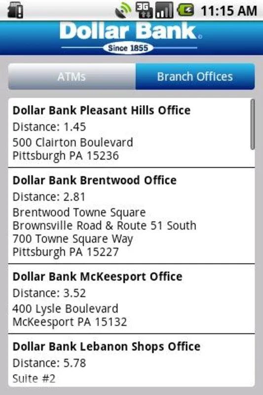 Dollar Bank Mobile App for Android - Manage Finances on the Go