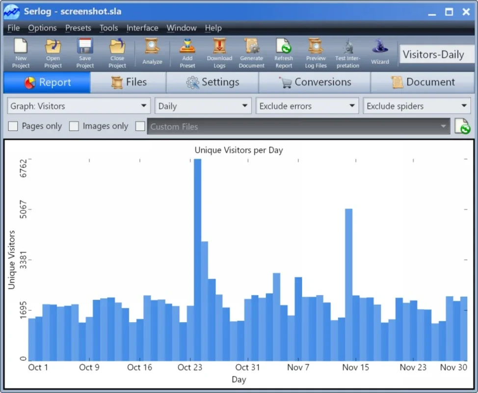 Serlog for Windows - Analyze Server Logs for Free