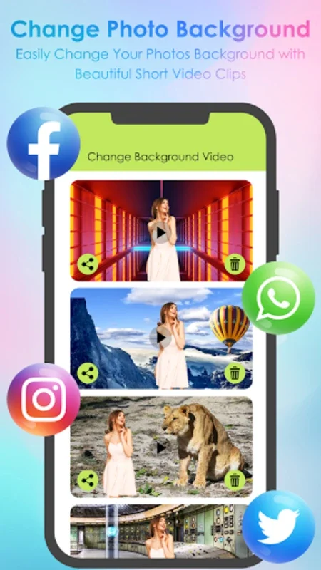 Change Photo Background with Video for Android - Download the APK from AppHuts