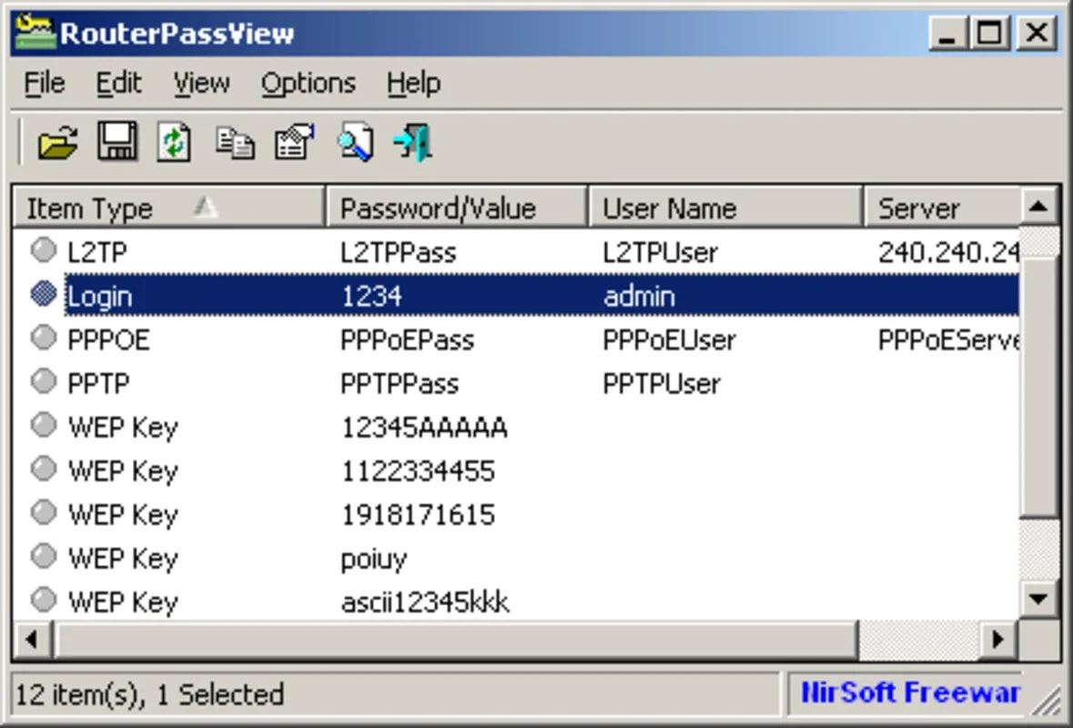 RouterPassView for Windows - Recover Router Passwords Easily