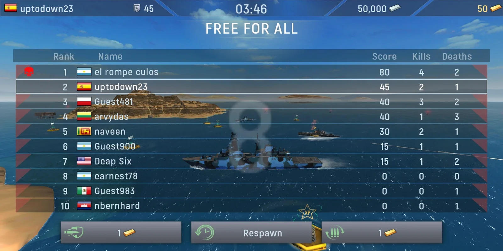 Naval Armada for Android - Immersive Naval Warfare