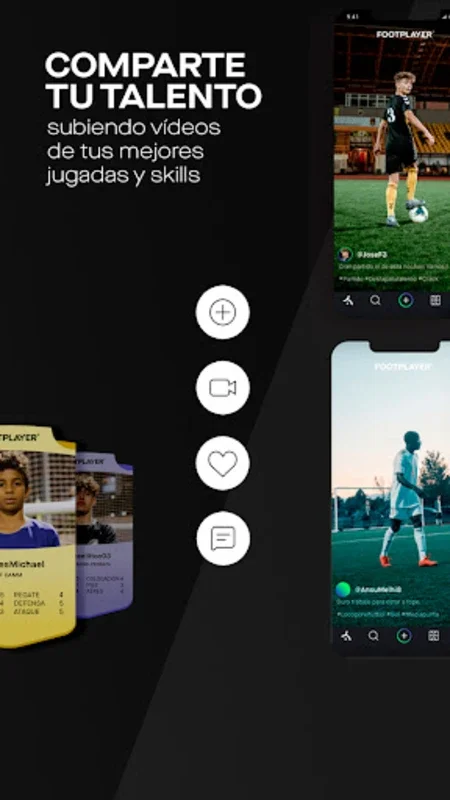 FOOTPLAYER® Football Network for Android: Connect & Showcase