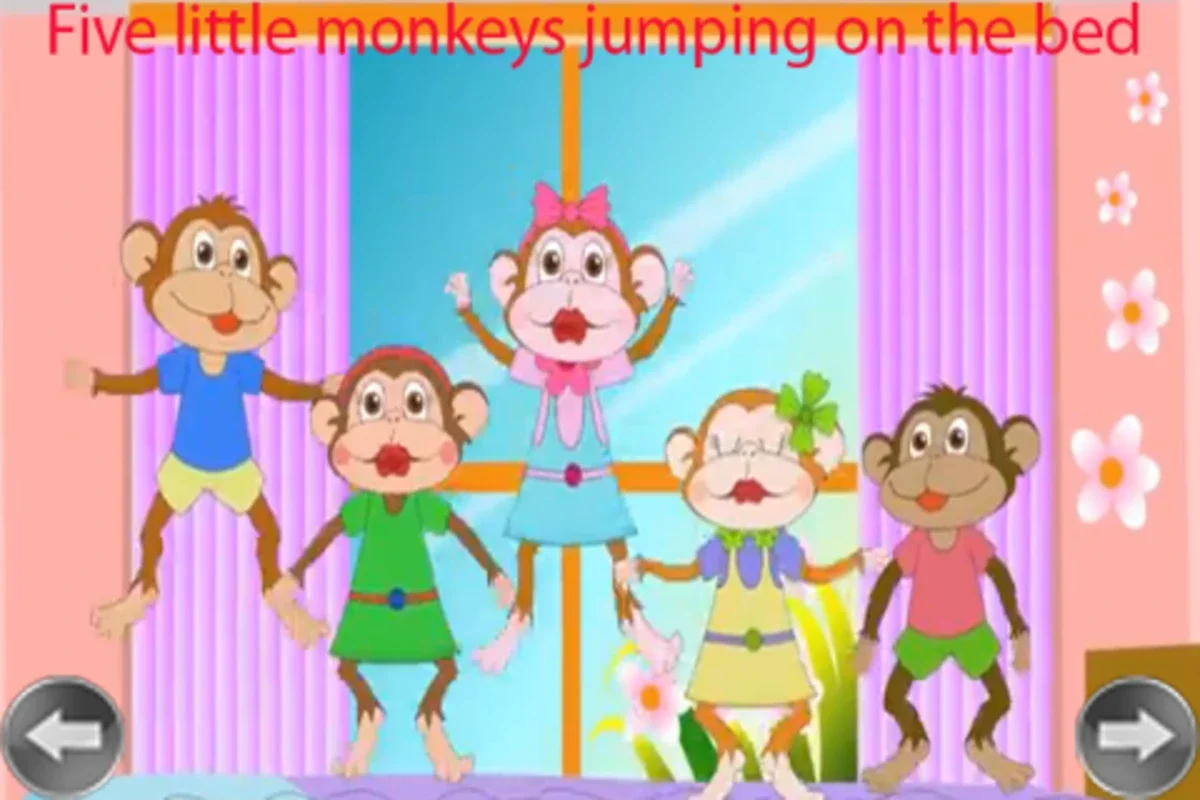 Kids Rhyme Five Little Monkey for Android - Engaging Rhymes