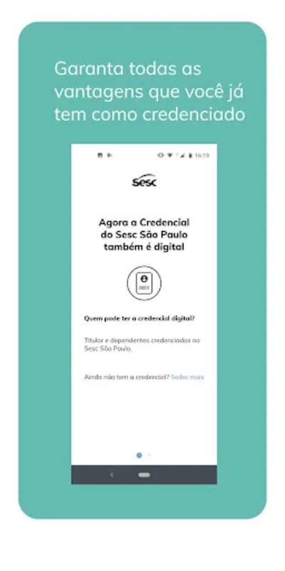 Credencial Sesc SP for Android: Easy Service and Digital Card Management