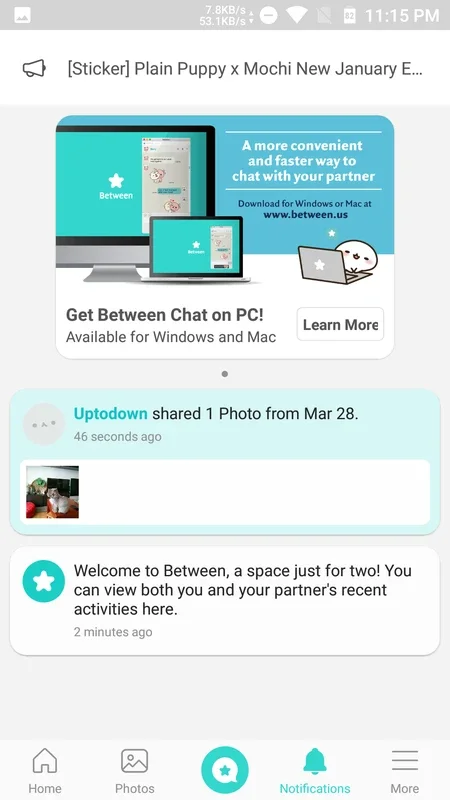 Between for Android: Stay Connected as a Couple