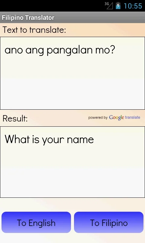 Filipino English Translator for Android - Seamless Translations
