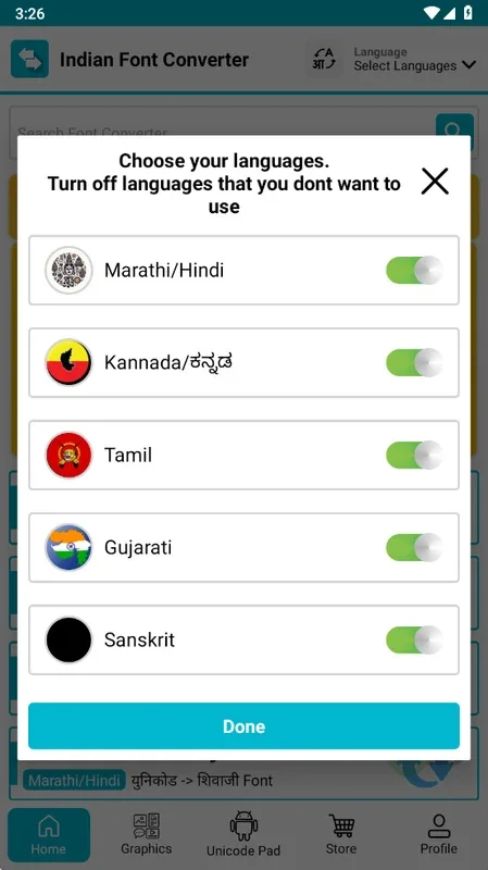 Indian Font Converter for Android - Convert Text and Create Images