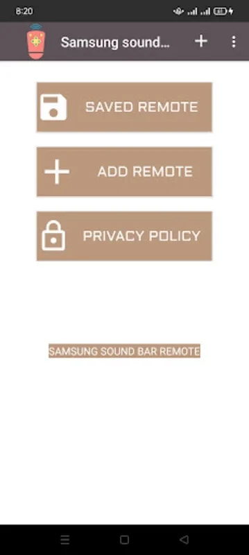 Samsung Sound Bar Remote for Android - Effortless Audio Control