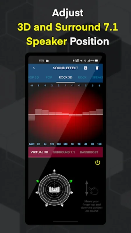 3D 7.1 RadioPlayer + Recording for Android: Immersive Audio