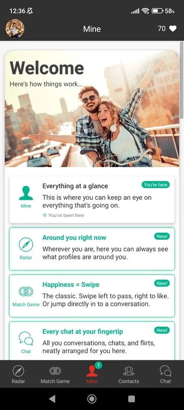 yoomee for Android: Find Nearby Singles