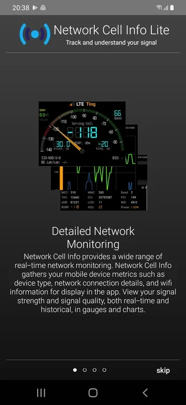 Network Cell Info Lite for Android - Analyze Mobile Network