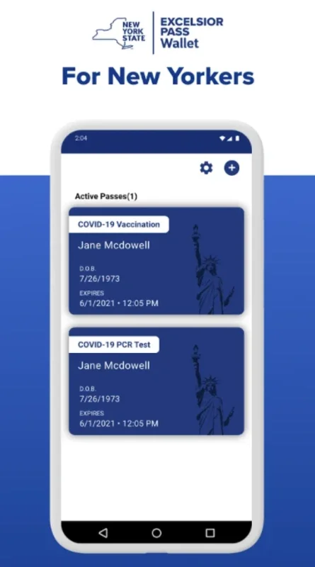 NYS Excelsior Pass Wallet for Android: Simplify Health Pass Access