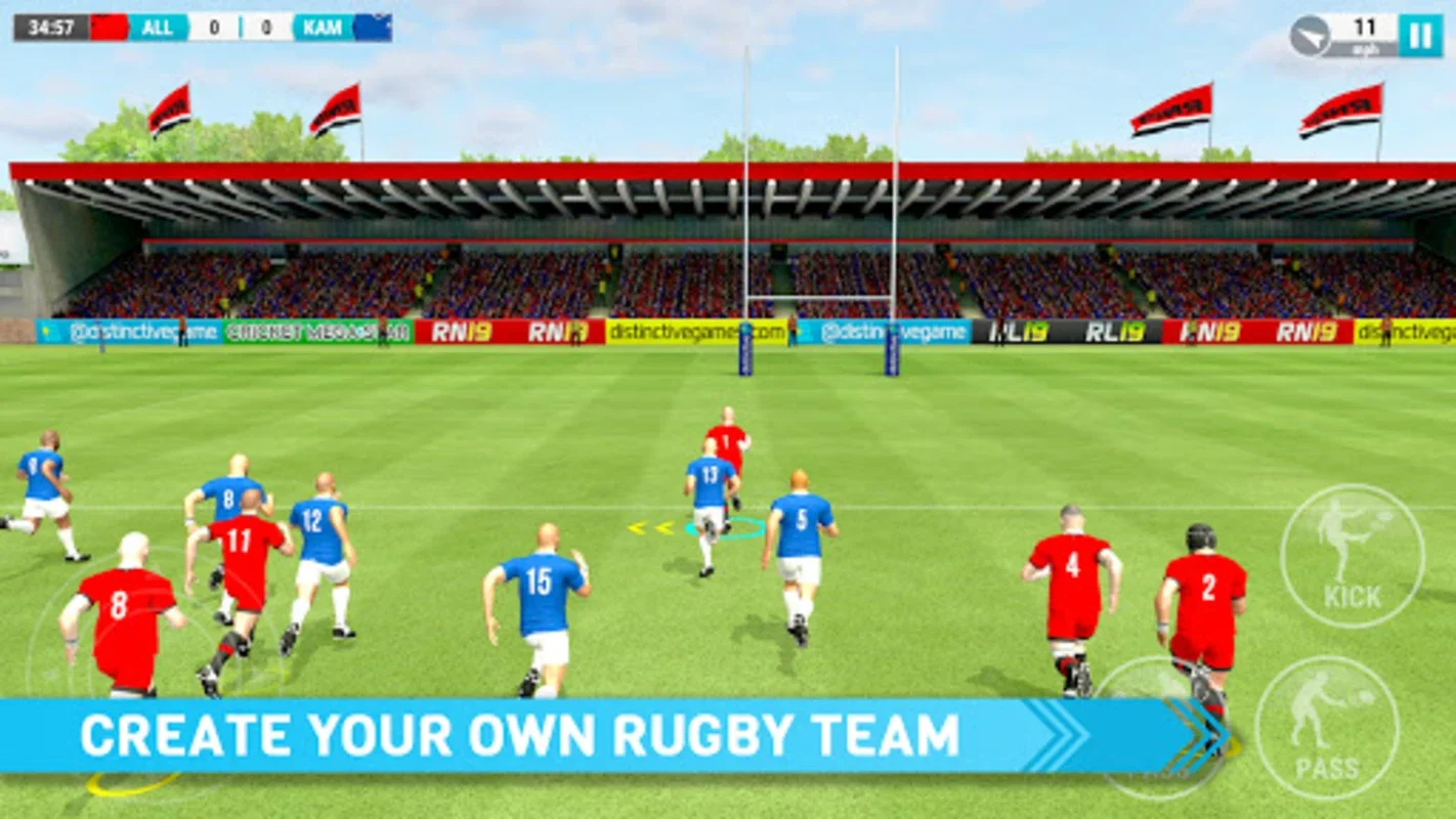 Rugby Nations 19 for Android: Immersive Rugby Experience