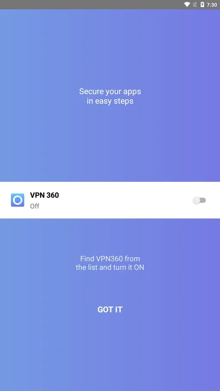 VPN 360 for Android - Secure Web Surfing without Limits