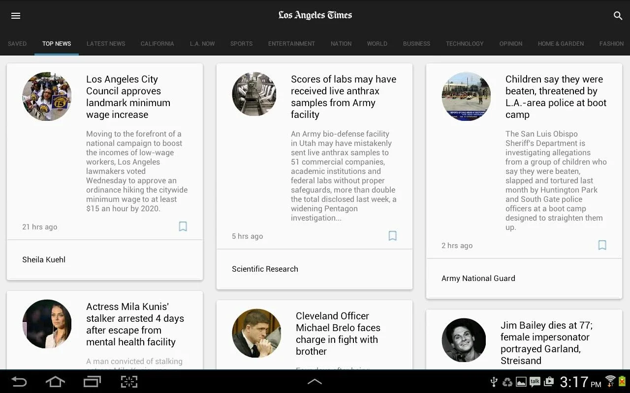 LA Times for Android - Stay Informed with Quality Content