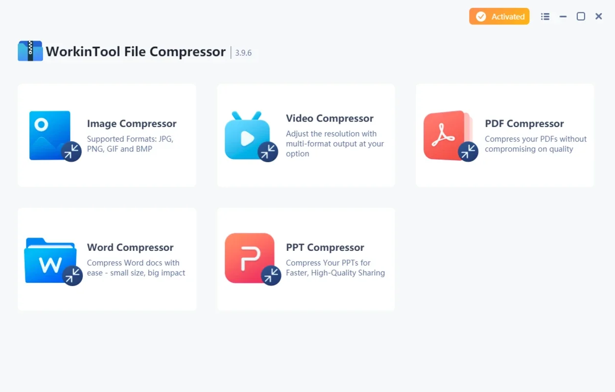 WorkinTool File Compressor for Windows - Simplify File Compression