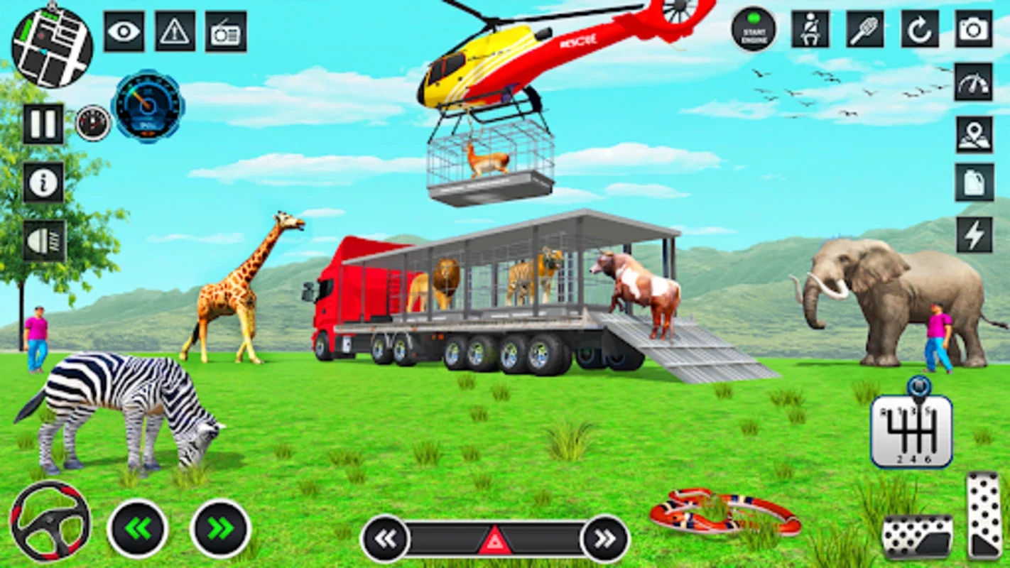 Farm Animals Transport Truck for Android - No Downloading Needed