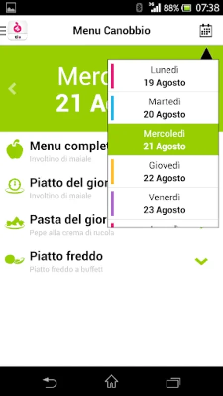 Restò for Android: Explore Sustainable School Dining