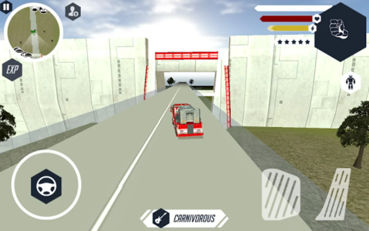 Robot Firetruck for Android - Safeguard the City