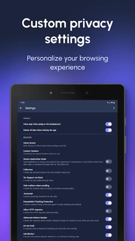 InBrowser for Android: Secure Private Browsing