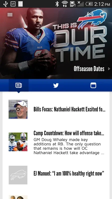 Bills for Android - Official App with Live NFL Features