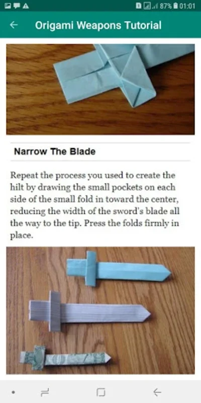 Origami Weapons Instruction for Android: Craft Paper Weapons