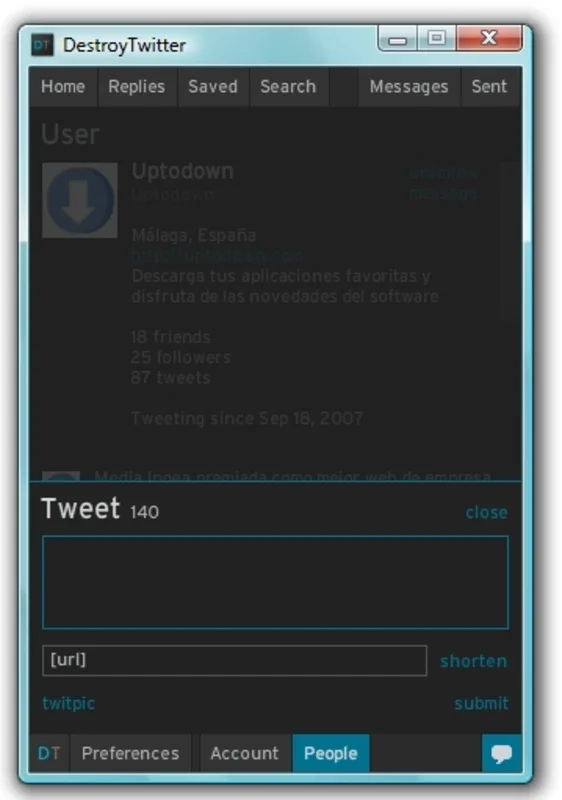 DestroyTwitter for Windows: Comprehensive Account Management