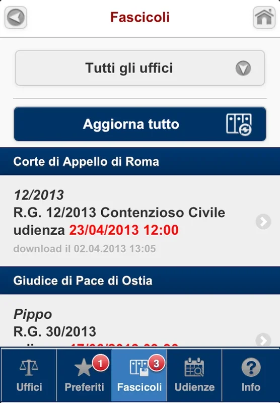 Giustizia Civile for Android - Access Civil Records Easily