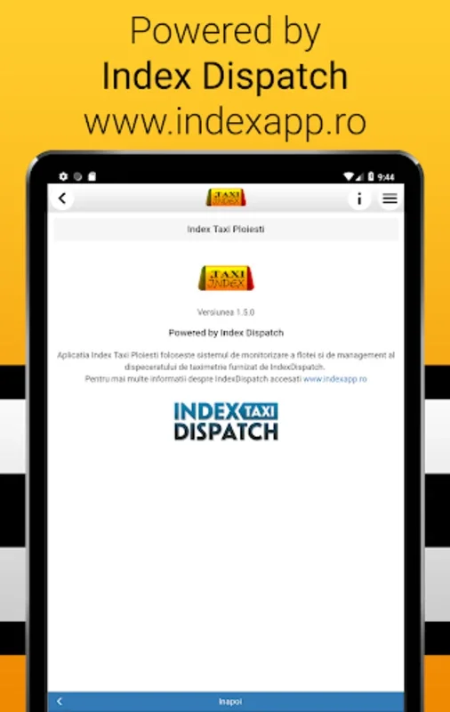 Index Taxi Client for Android - Seamless Taxi Booking