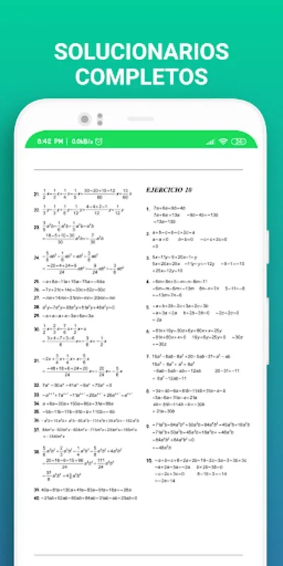 Solucionario Baldor for Android - Comprehensive Math Aid