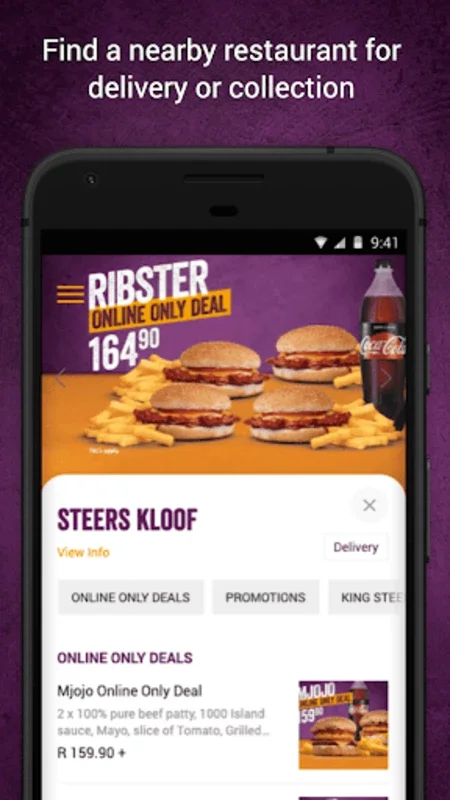 Steers South Africa for Android - Enjoy Delicious Food