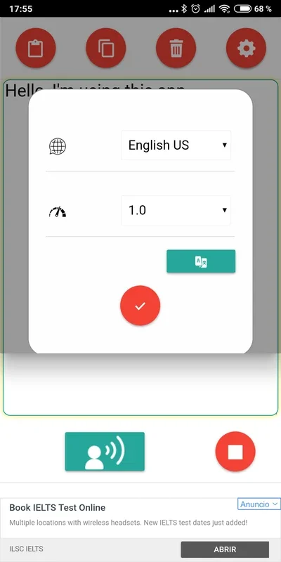 Read Out for Android - Custom Text Narration