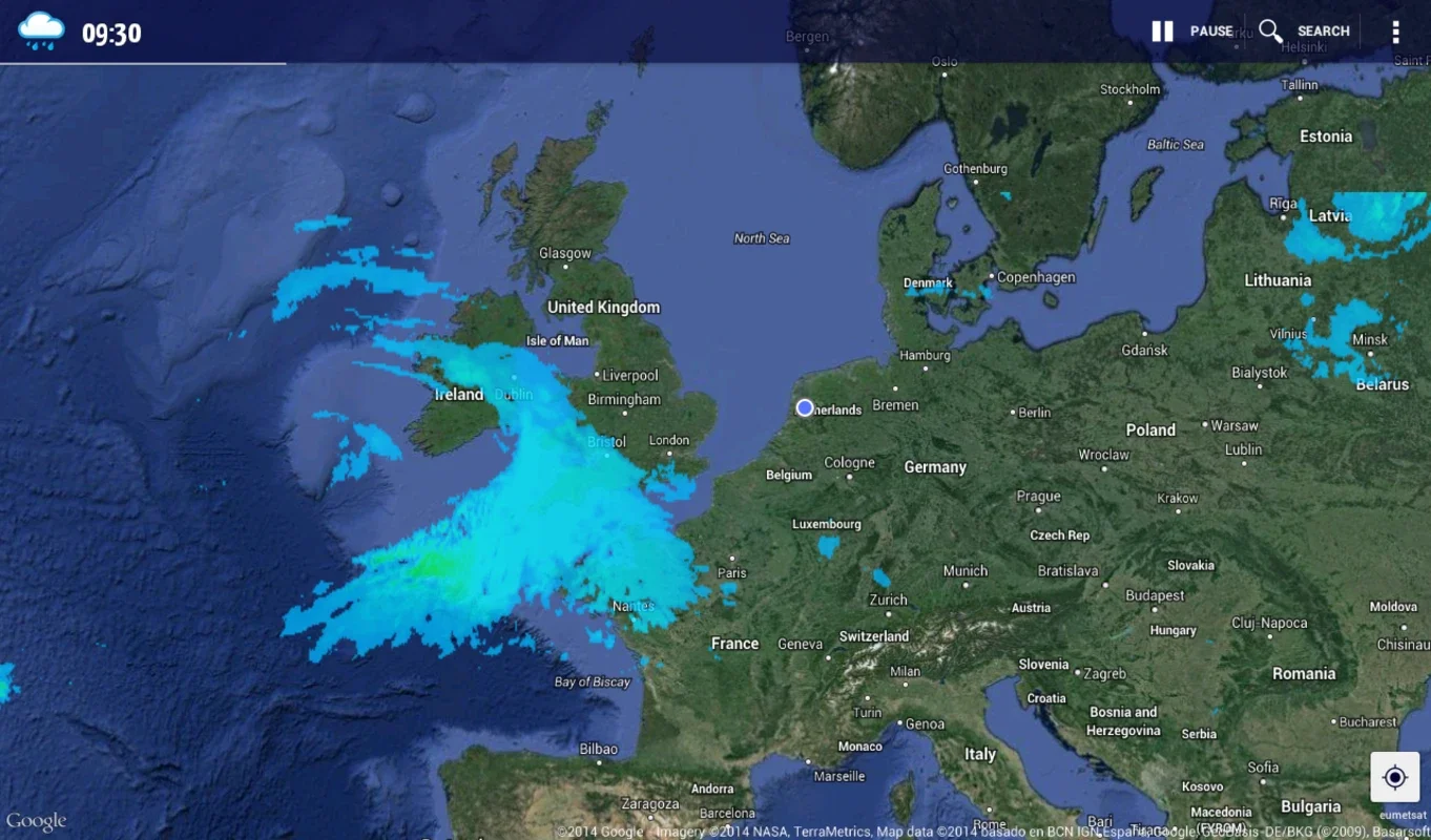 Rainy Days for Android - Real-Time Weather Radar