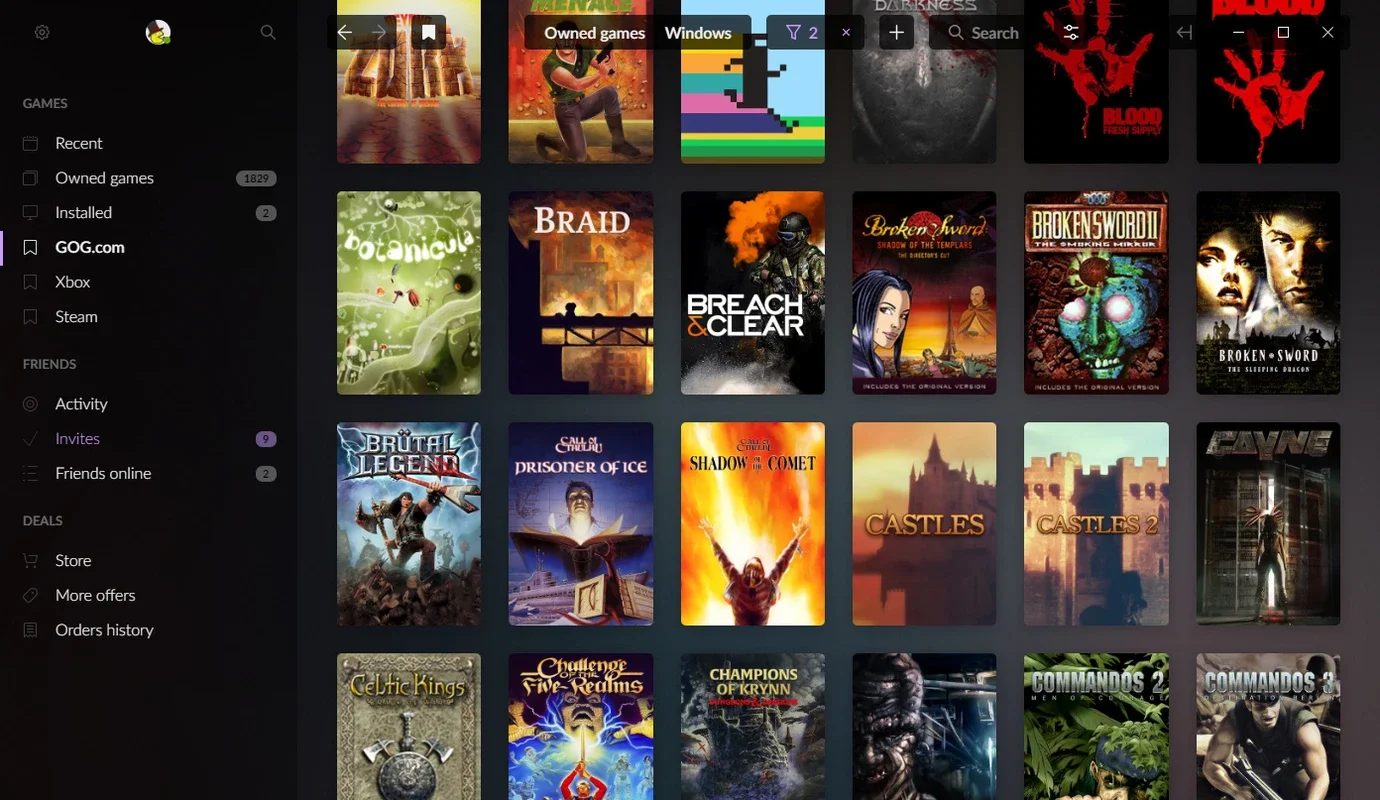 GOG Galaxy for Windows: Simplify Your GOG Gaming Experience