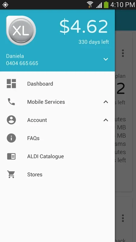 ALDImobile for Android - Manage Prepaid Accounts Easily