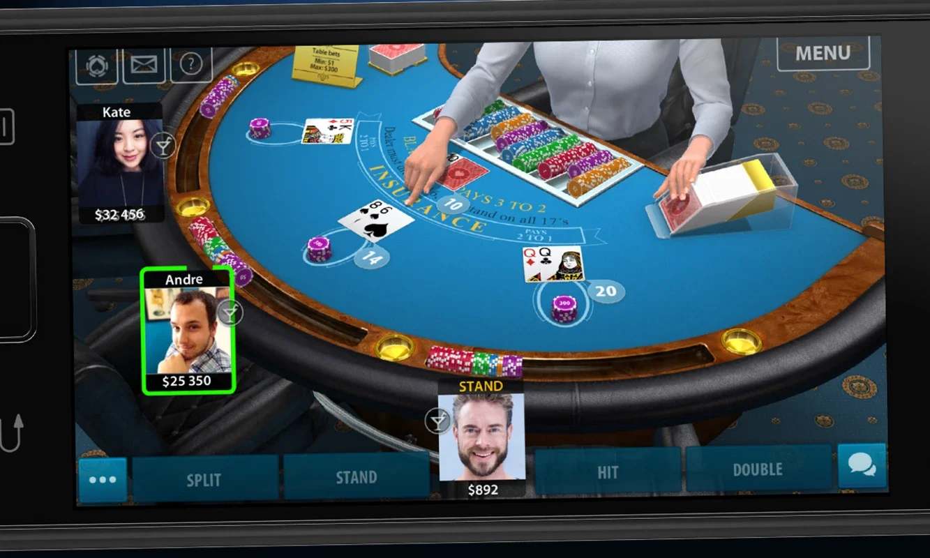 Blackjack for Android - Play Live Casino Games