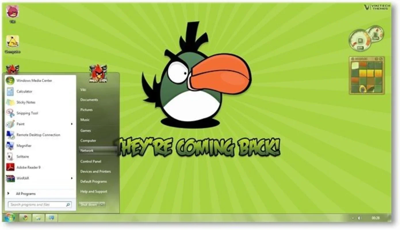 Angry Birds Windows 7 Themes: High-Resolution Wallpapers for Windows