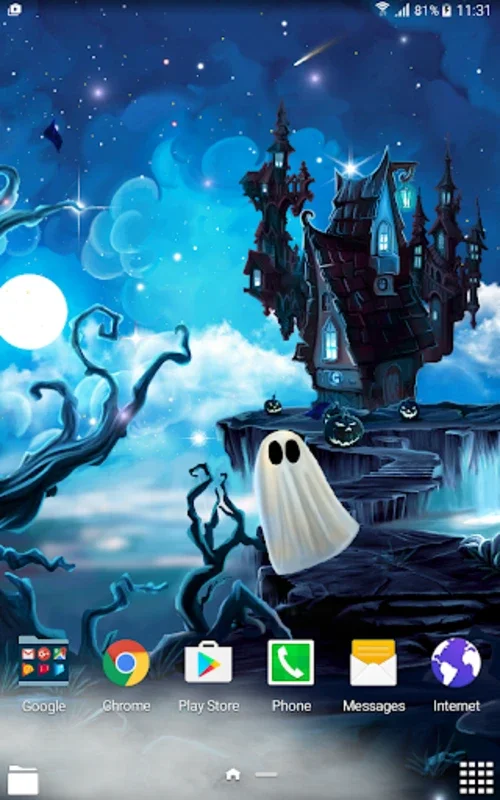 Halloween Live Wallpaper for Android - Spooky Ambiance