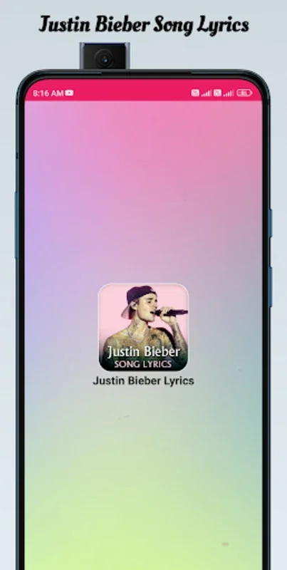 Justin Bieber Song Lyrics for Android - Access & Share