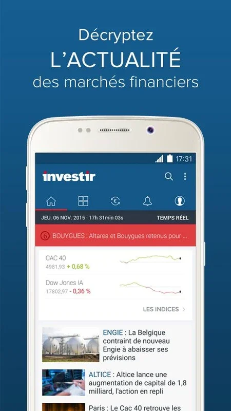 Investir Bourse for Android: Empowering Investments