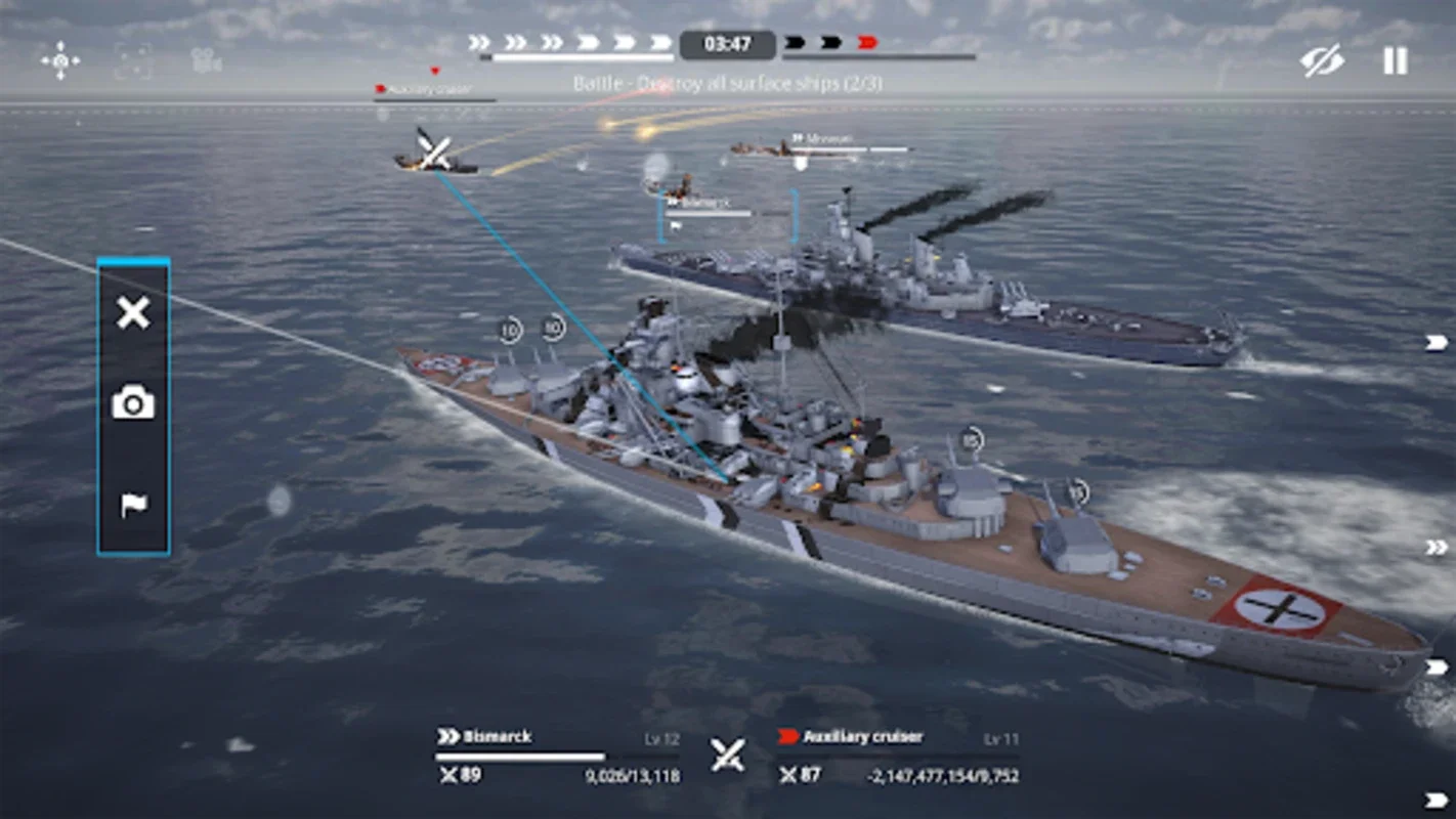 Warship Fleet Command: WW2 for Android - Intense Naval Warfare