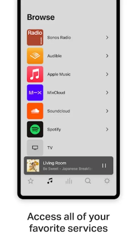 Sonos for Android - Centralized Audio Control