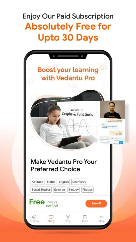 Vedantu for Android - Access Live Classes Anytime