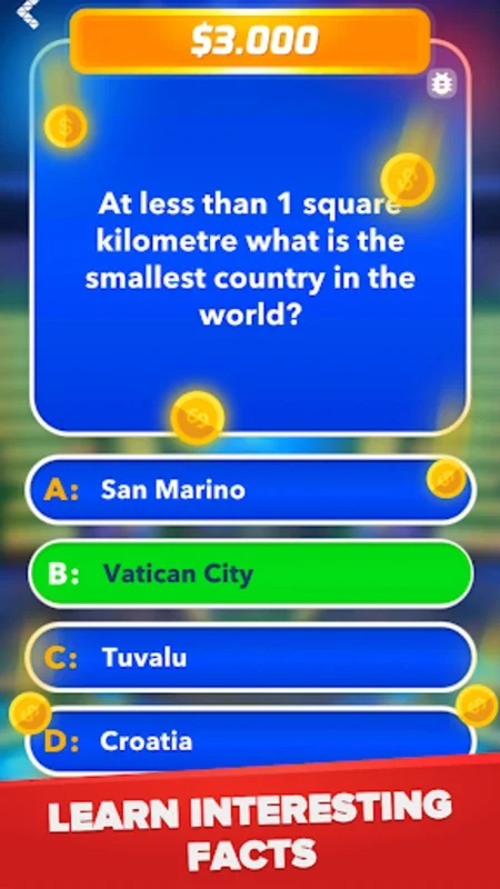 Millionaire for Android - An Engaging Quiz Game