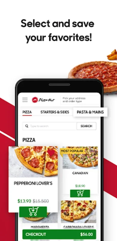 Pizza Hut Deutschland for Android - Easy Ordering and Customization